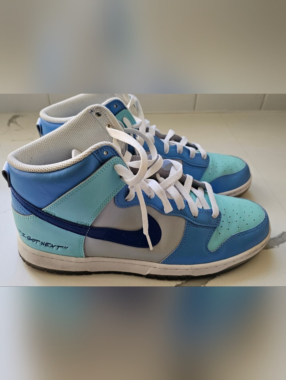 Nike Dunk High "I Got Next" Blue Multi Men's Size 10